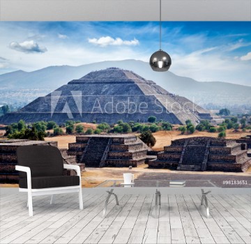 Picture of Panorama of Teotihuacan Pyramids